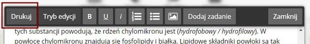 Potwierdzenie drukowania.